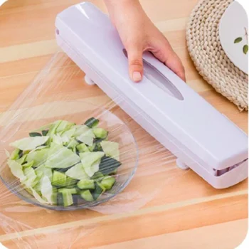 

Saran wrap cutter Poly Bags Cling film Food Storage Containers Kitchen Accessories ABS Supplies Products