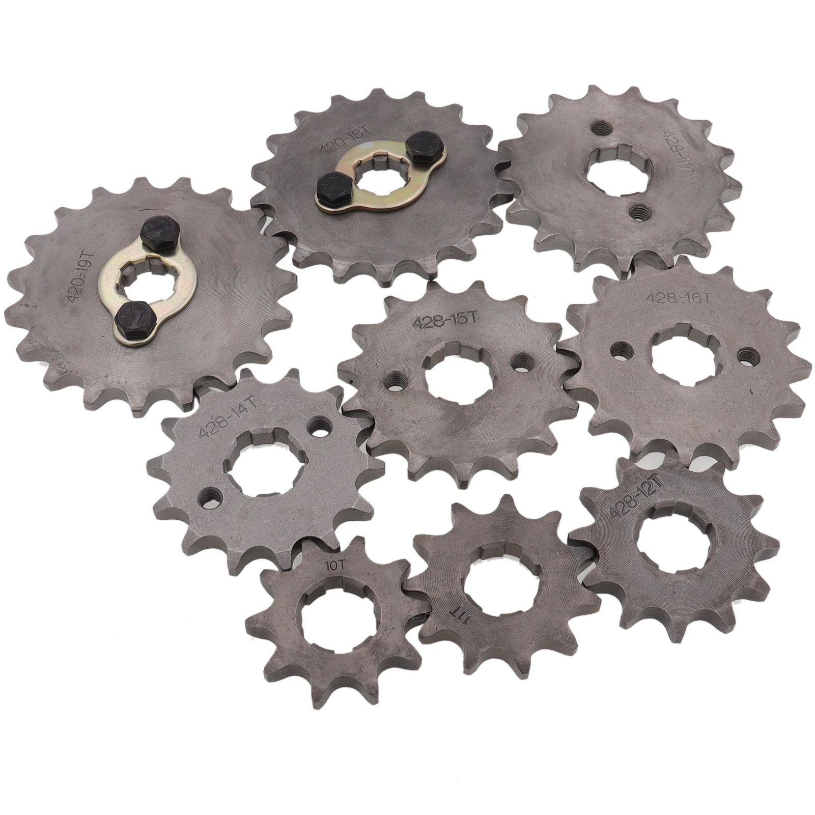 428 15 16 Tooth 17mm Front Engine Sprocket for 125cc 160cc Dirt Pit Bike ATV Quad Go Kart Motor Moped Buggy Scooter Motorcycle