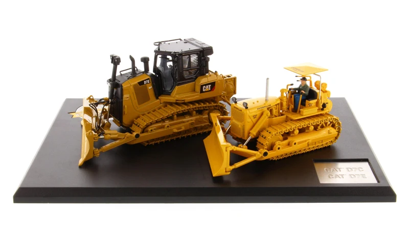Семейный трактор 1:50 Cat D7 гусеничный (около 1955 1959) и D7E (ток) игрушка|shipping car to