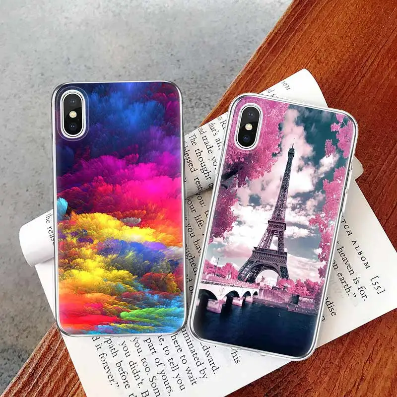 七彩祥云、樱花铁塔-1