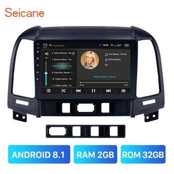 

Seicane 2Din Android 8.1 Car GPS Head Unit RAM 2GB+ROM 32GB For HYUNDAI SANTA FE 2005-2012 Multimedia Player support DVR OBDII