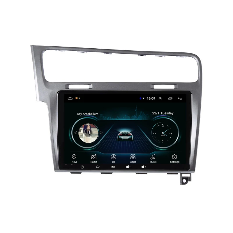 

Car radio GPS built-in Wifi with multimedia player bluetooth front camera for golf 7 golf MK7 golf GTR 10.1" Android 8.1