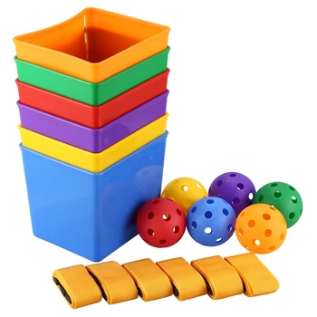 

Kids Teamwork Game Throwing Sandbag and Catching Balls Game Kids Team Fast Acting Games for Children