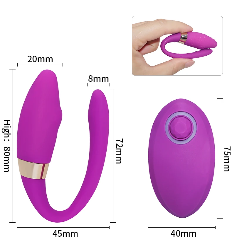 Remote Control Double Vibrators For Couple Wearable Dildo Female G Spot Stimulator Massager Masturbator Sex Toys