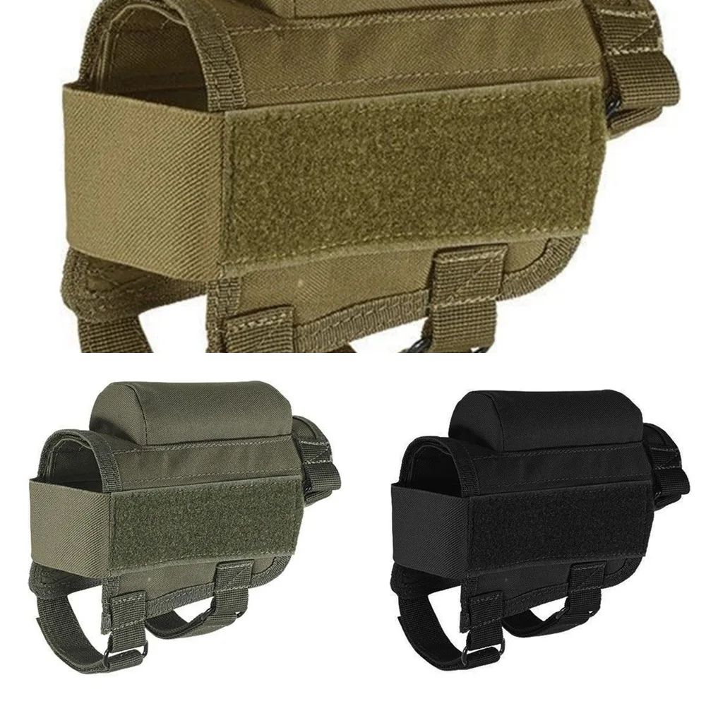 

Nylon Tactical Rifle Cheek Rest Riser Pad Ammo Cartridges Holder Carrier Canvas Pouch Round Cartridge bag shell Buttstock Ammo