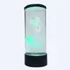 Lámpara LED de mesita de noche para niños, lámpara de mesita de noche con USB Power Jellyfish, con cambio de Color hipnótico para acuario de fantasía, decoración del hogar ► Foto 3/6