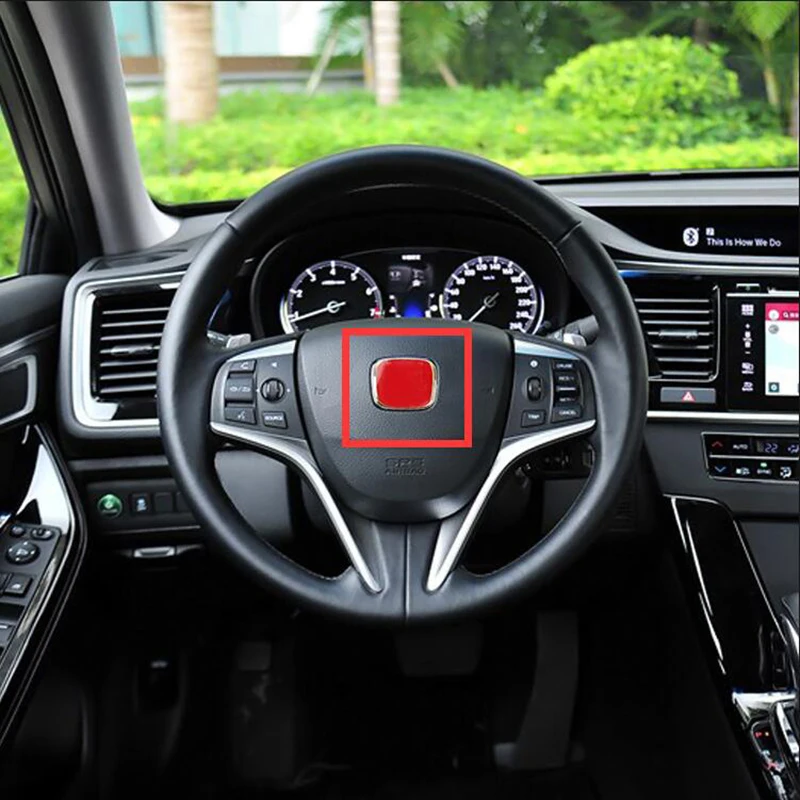 Цветной значок с эмблемой H J для Honda Civic Accord Odyssey Spirior City Jade автомобильный Стайлинг