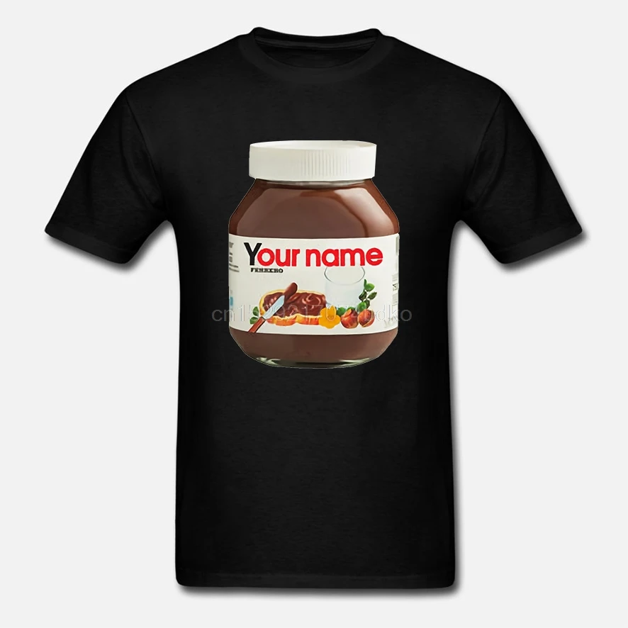 Футболка Nutella на заказ с вашим именем! Zoella joe sugg alfie deyes trxye | Мужская одежда