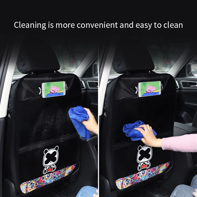 Car seat back protector cover for kids kick clean mat protects anti dirty _WK 