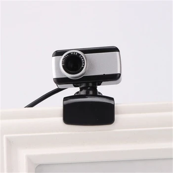 

USB2.0 360° Rotary Webcam 50MP HD Computer Network Live Video Head Camera Free Drive Web Camera with Mic for PC Laptop Desktop