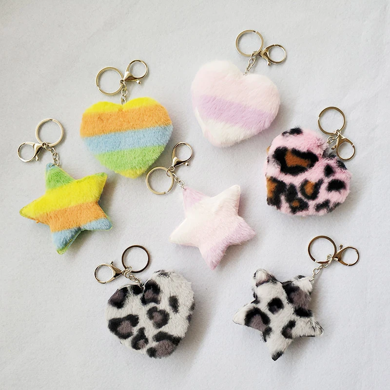 1 шт. подвески в форме сердца с леопардовым принтом брелок аксессуары ручной