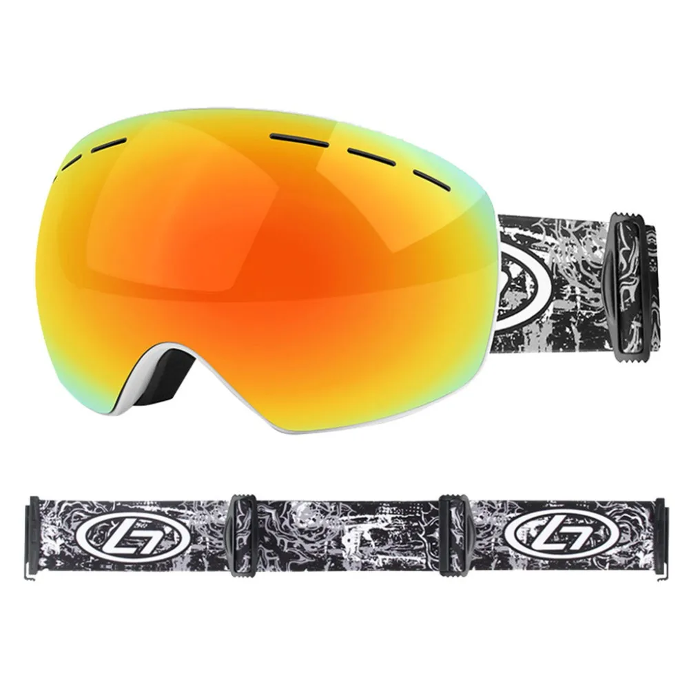 snowboard goggles ski glasses double anti-fog spherical double ski goggles true REVO red tablets vektor lunette ski enfant 30S26 (12)