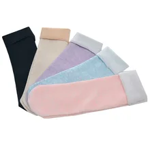 Повседневные женские ботинки; сезон осень-зима короткие женские хлопковые безбортные носки Harajuku; плотные термо кашемировые мягкие теплые женские носки