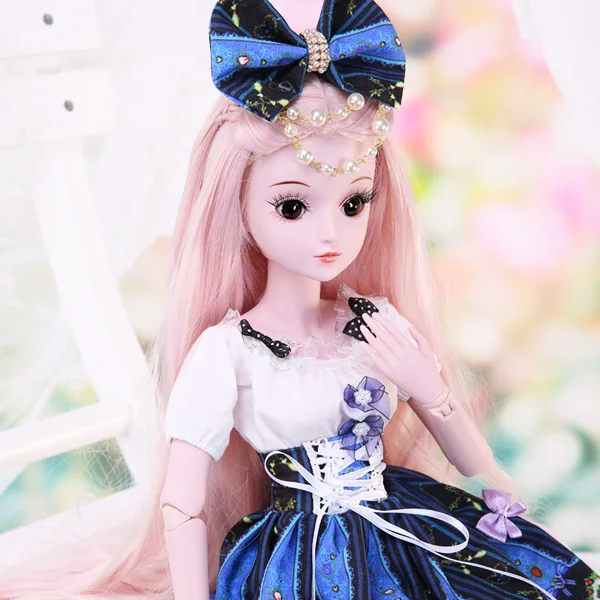 UCanaan 1/3 BJD кукла 60 см/23,6 ''Высота 19 шарнирные куклы(парик Обувь Одежда волосы глаза макияж) коллекция игрушек - Цвет: Vivian