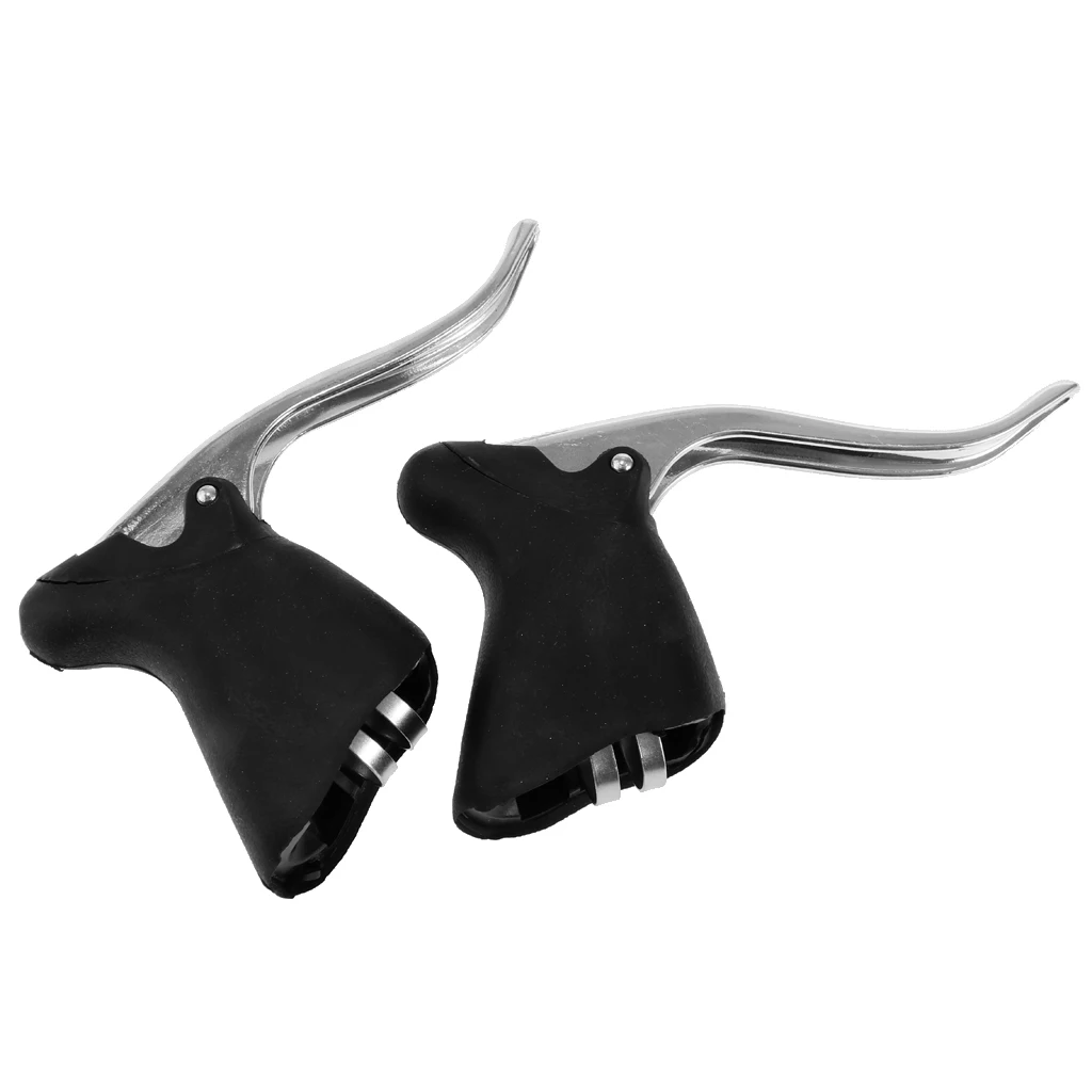 1 Pair Road Bike Drop Bar Brake Levers Cycling Accessories Replacement