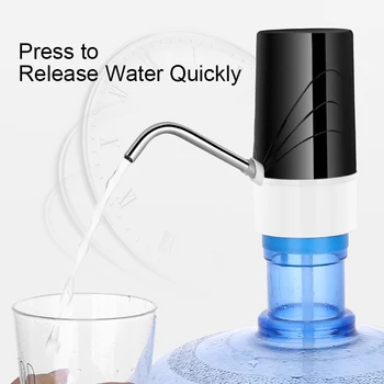

Wireless Electric Automatic Drinking Water Bottle Pump USB Rechargeable Smart Water Dispenser Electric Water Pump