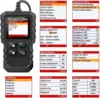 LAUNCH CR3001 V2.0 Creader OBDII EOBD Engine Check Clear Fault code Auto Diagnostic Tool DIY OBD Scanner Lifetime free pk ELM327 4