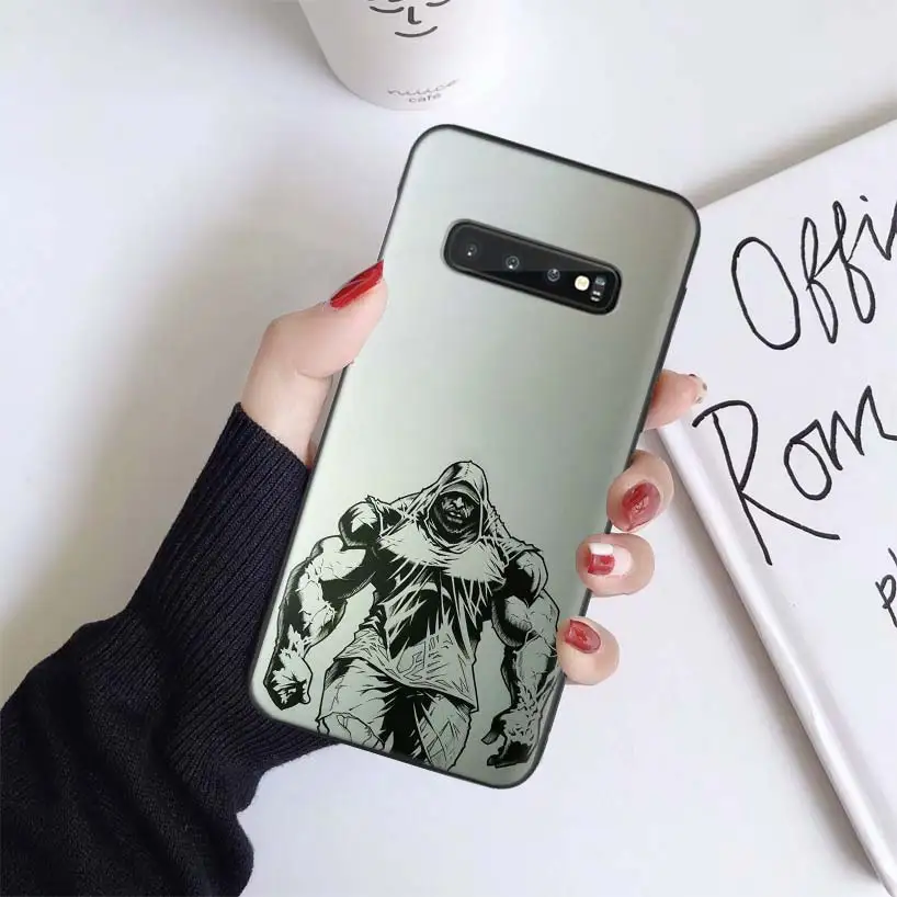 Бодибилдинг Тренажерный Зал Фитнес чехол для samsung Galaxy S10+ Plus Lite Note 10 9 8 S9 S8 J4 J6+ Plus S7 S6 черный чехол для телефона - Цвет: BS080-10