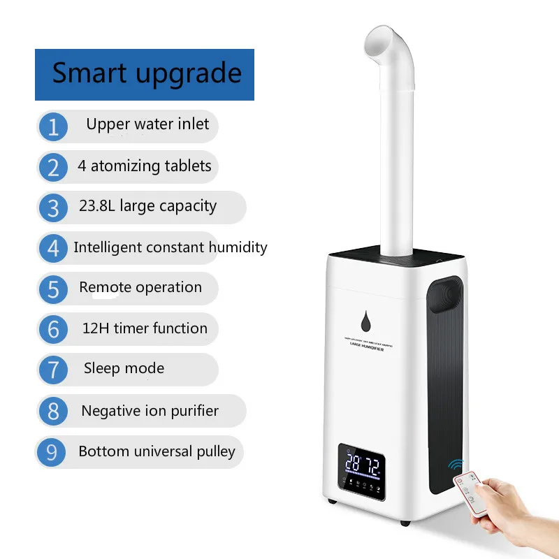 New H-550 Humidifier 23.8L Large Capacity Industry Air Commercial Diffuser Sprayer Humidification Spray Machine | Бытовая техника