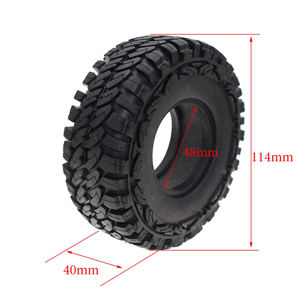 4 шт. 1,9 дюйма шины Замена для 1/10 D90 осевой SCX10 RC автомобиль Рок Гусеничный