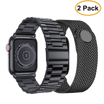 

metal strap for apple watch band 44mm 40mm 42mm 38mm stainless steel watchband for iwatch series 5/4/3/2/1 accessories+tool