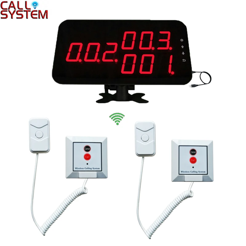 Электронная Беспроводная система вызова медсестры Больничная система вызова 1 программное обеспечение экраны и 8 ручных точек вызова