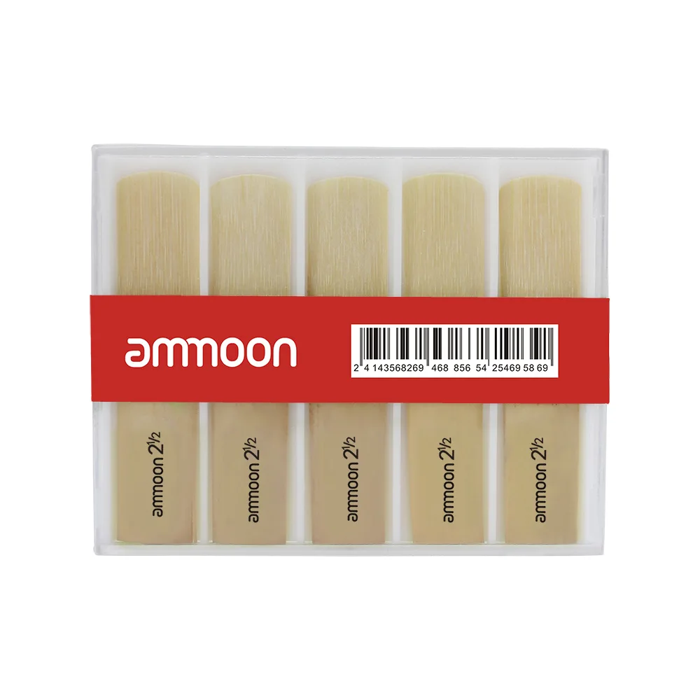 Ammoon 10 шт. сила тростника 2,5 2-1/2 тростниковый бамбук для кларнет BB аксессуар часть