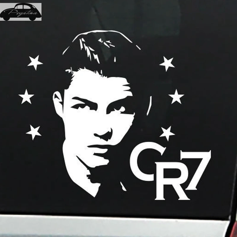 CR7 Football Player Sticker Sports Soccer Car Decal Helmets Kids Room Posters Vinyl Wall Decals Football Sticker