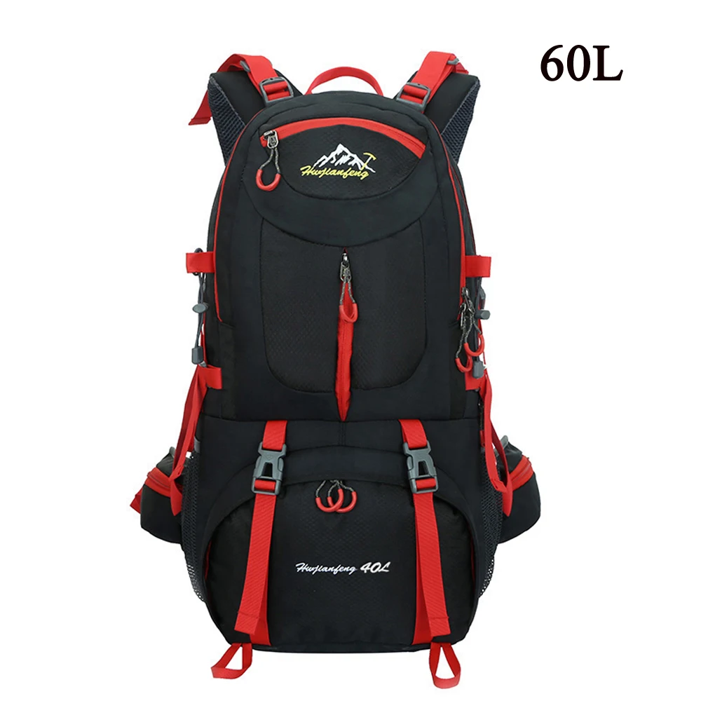 Black 60L Водонепроницаемый скалолазания рюкзак 40L/50L/60LOutdoor спортивная сумка путешествия рюкзак Кемпинг Пеший Туризм рюкзак Для женщин походная сумка - Цвет: Black 60L