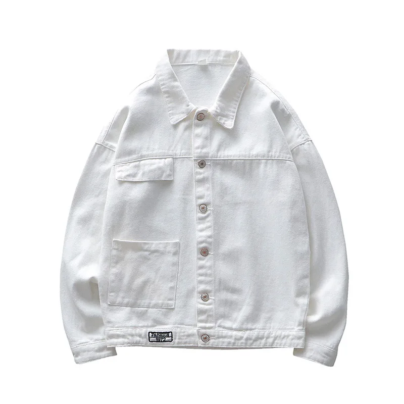 

Coat Men's Autumn And Winter Spring And Autumn 19 New Style Cowboy Loose Tooling Jacket Korean-style Trend Men Men'S Wear Fashio