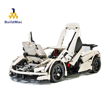 

BuildMoc Technic RC Car Roadster Kids Toys Building Blocks MOC City Racing Remote Control Vehicle Educational Toys For Children