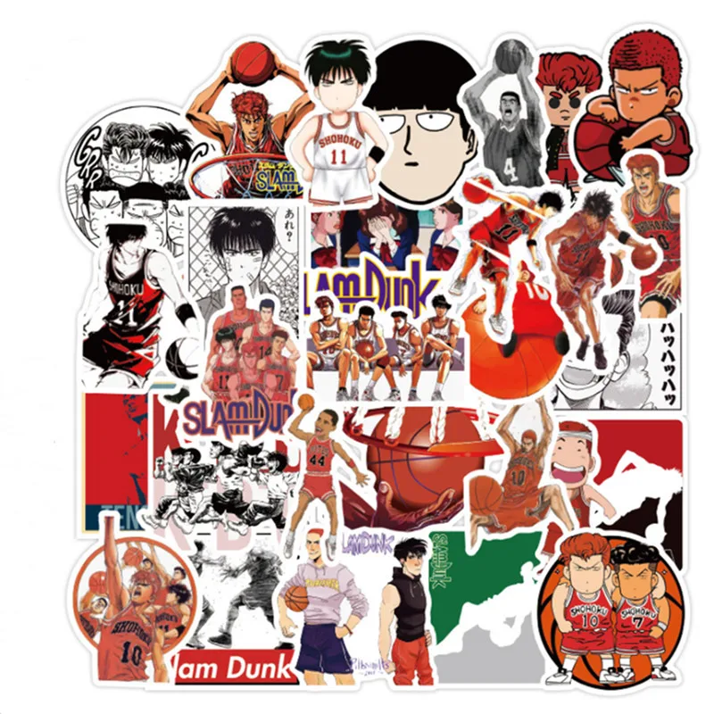 50 шт. водонепроницаемые наклейки на ноутбук баскетбол граффити | Компьютеры и