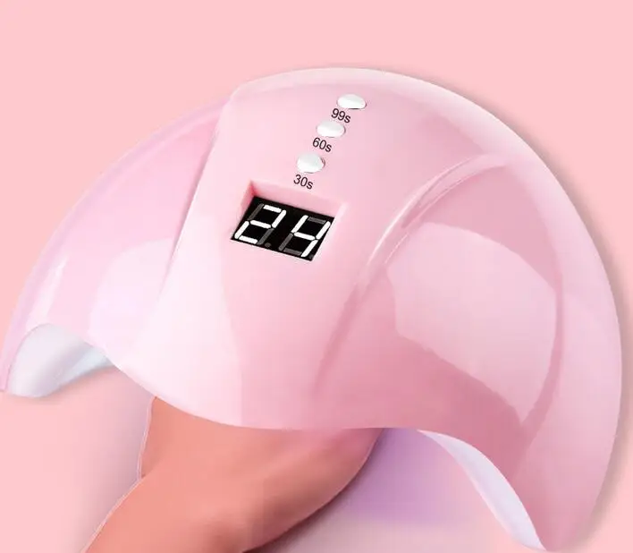 pink(USB) УФ светодиодный светильник SUN X5 Plus Сушилка для ногтей Интеллектуальный индукционный светодиодный светильник для льда/УФ лампа для фототерапии - Цвет: pink(USB)
