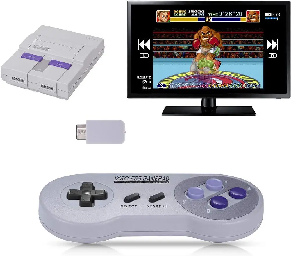 Беспроводные геймпады 2,4 ГГц джойстик Джойстик контроллер для SNES Super nintendo Classic MINI консоль удаленные Игровые колодки аксессуары