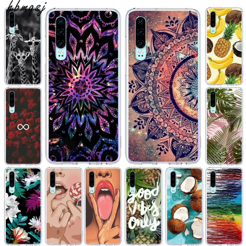 Cool coque for huawei honor 9 lite case silicone soft mandala cartoon girl original funda phone back cover |