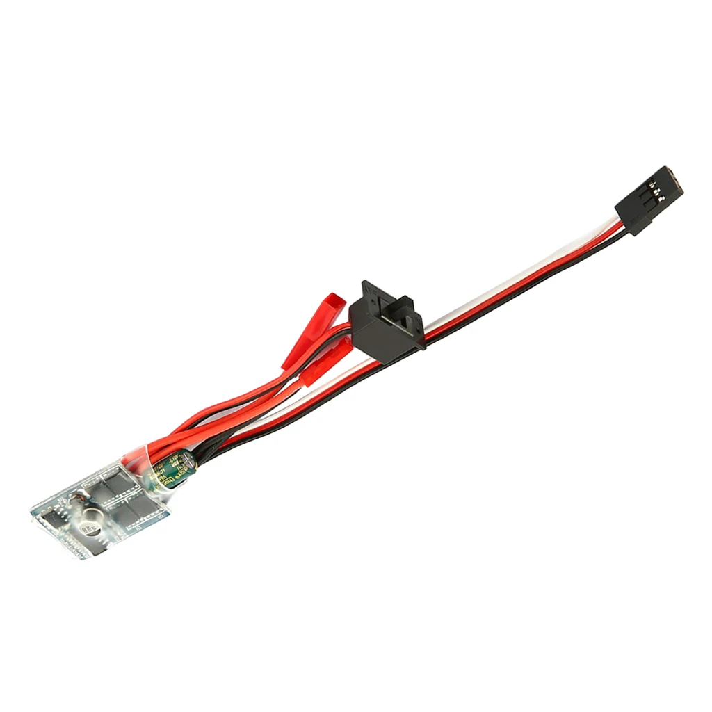 30A Brushed ESC Electric Speed Controller Built in 5.7V UBEC with Reverse, Brake for RC Car Boat Hobby Models