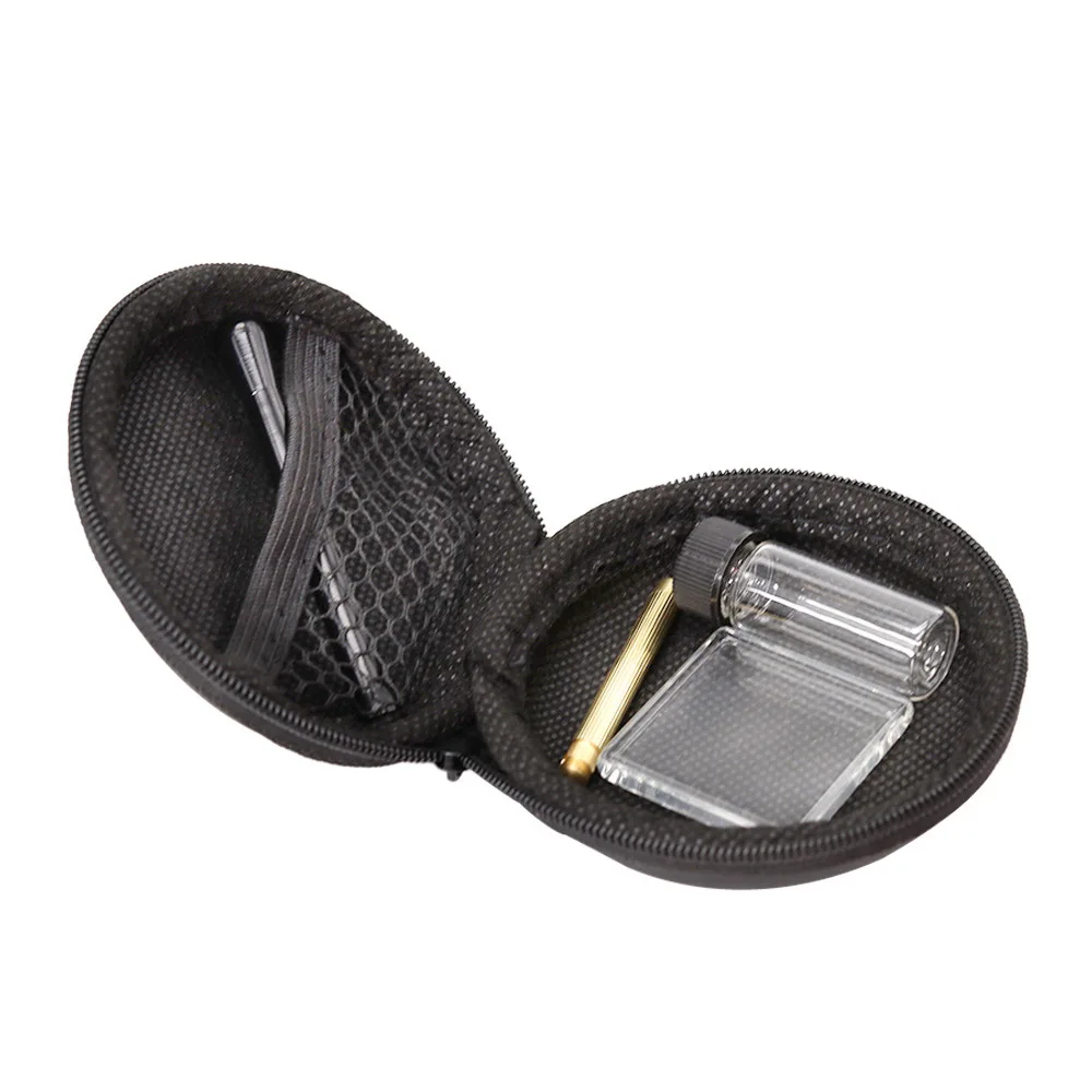Snuff Set 1# Aluminium Alloy Tobacco Pipe Snuff Nose Smoke Pot Snuff Bottle Smoking Set Cigarette Holder
