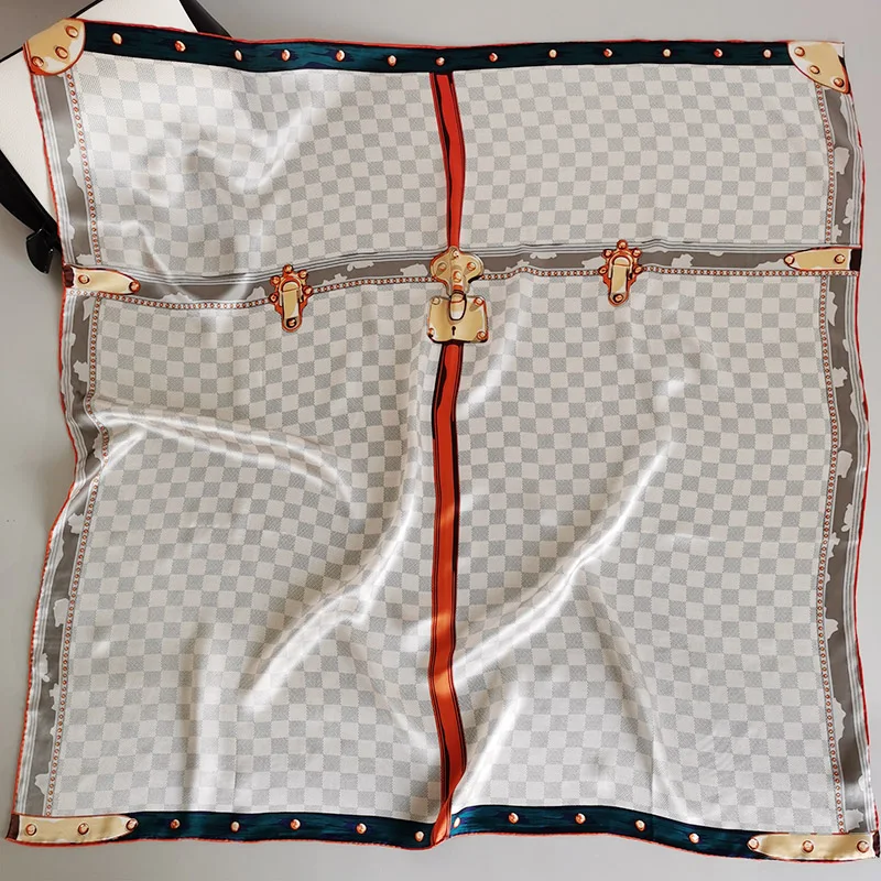 100% чистый шелк атласный квадратный большой шарф шаль платок 43 3x43 3 дюйма