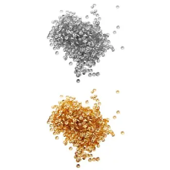 

2000Pieces Mixed Color Alloy Flower Bead Caps End Caps for Jewelry Making Findings 5mm