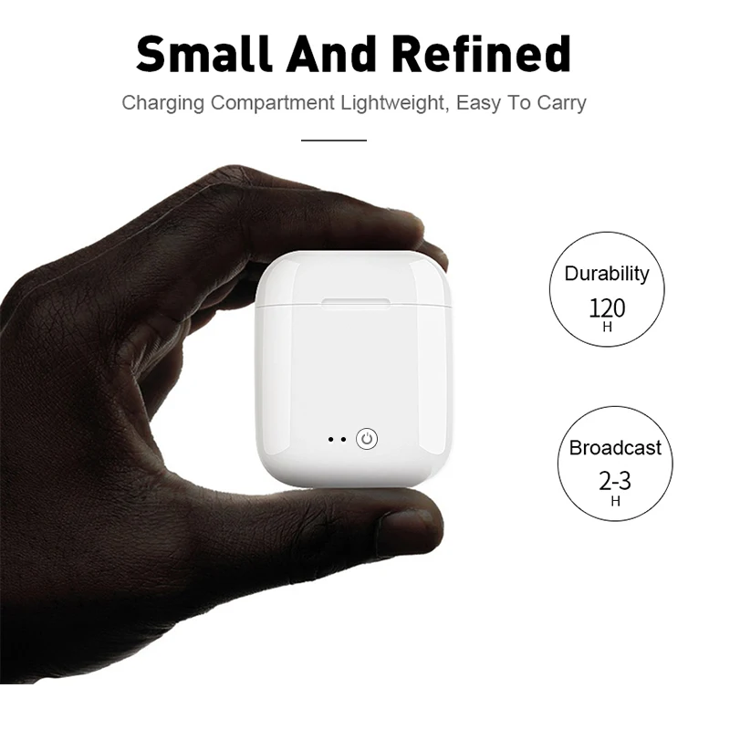  Bluetooth earphone 5.0 for smart phone Mini wireless Earbuds With Mic Charging Box Sport Headset Fo - 4000317158124