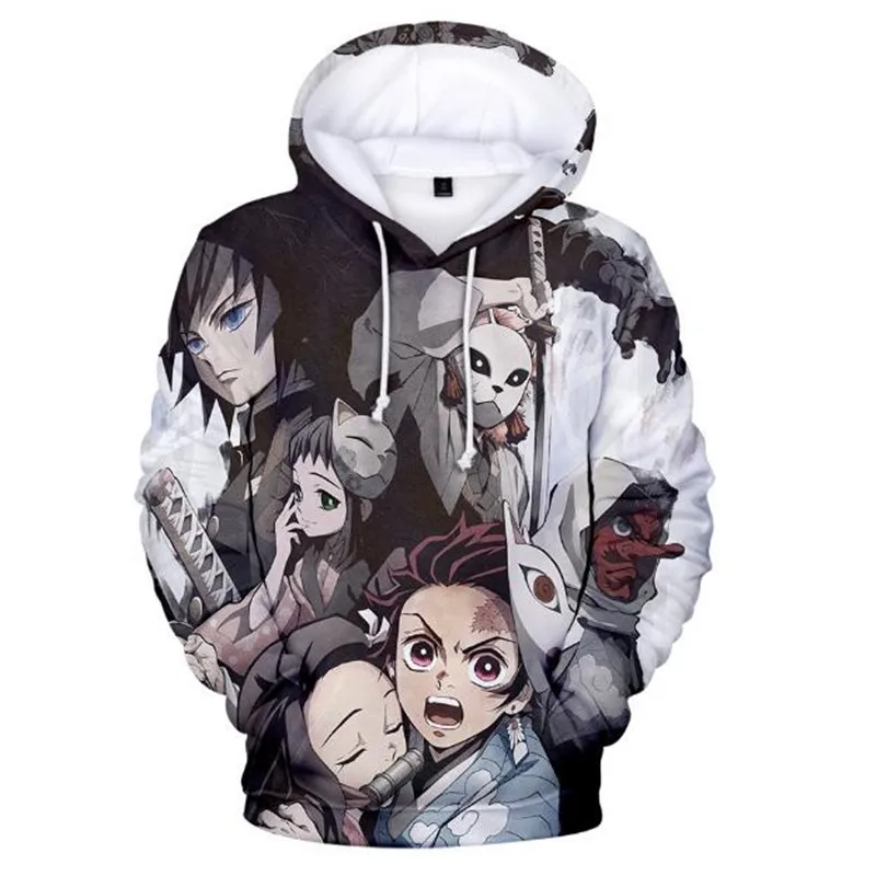 Demon Slayer: Kimetsu no Yaiba Косплей Kamado Tanjirou та же Толстовка для мужчин и женщин Взрослый Детский свитер с 3D принтом Новинка