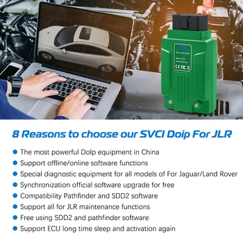 

SVCI DOIP For JLR SDD V156 DoiP VCI For Jaguar/Land Rover Path-finder FVDI OBD 2 OBD2 Car Diagnostic Auto Tool ECU Programmer
