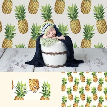

pineapple newborn baby shower backdrop for photography vinyl floor children background for photo booth studio photocall fondos