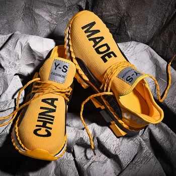 

FTROCHB Fashion Thick Bottom Men's Casual Shoes Comfortable Breathable Air Mesh Sneakers Light Men Shoes High Quality Trend 47