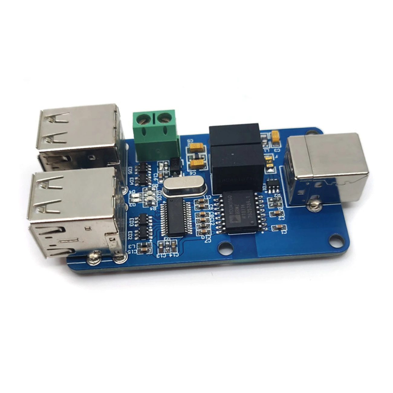 USB изолятор, 2500 В USB концентратор изолятор, USB монтажная плата, ADUM4160 ADUM3160 Поддержка USB управления передачей