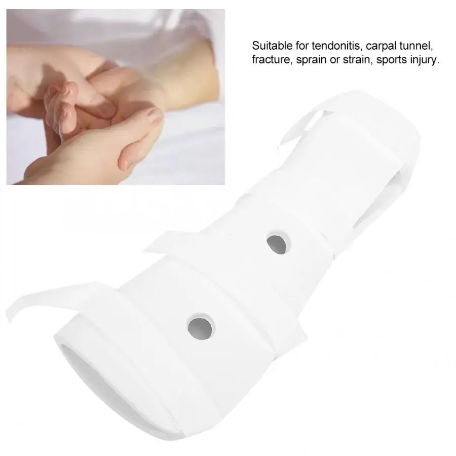 Right Forearm Back Support Polymer Foam Breathable Wrist Support Brace Splint Carpal Tunnel Pain Relief Breathable Wrist Support