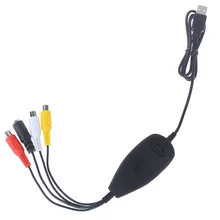 USB2.0 аудио видео Захват конвертирует Аналоговое видео из VHS, Hi8, все видеокамеры, dvd-плеер, спутниковое телевидение