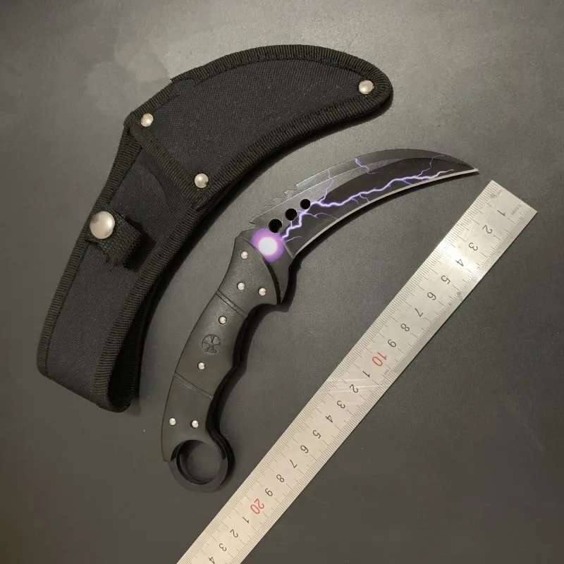 HS инструменты cs go karambit Походный нож выцветает счетчик удар черный мачете Стандартный тактический нож Лезвие Открытый инструмент