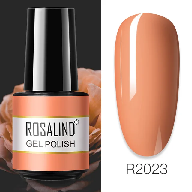 ROSALIND Primer Top Base Coat 7ML Gel Nail Polish For Manicure Long Lasting Nail Art Salon Gel Varnish UV LED Color Gel Polish RAR2023