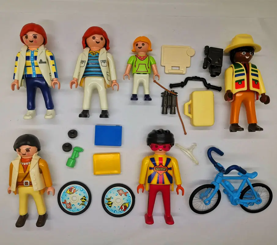 7 шт. Playmobil Reporter велосипед ребенок свободная фигура P1E | Игрушки и хобби